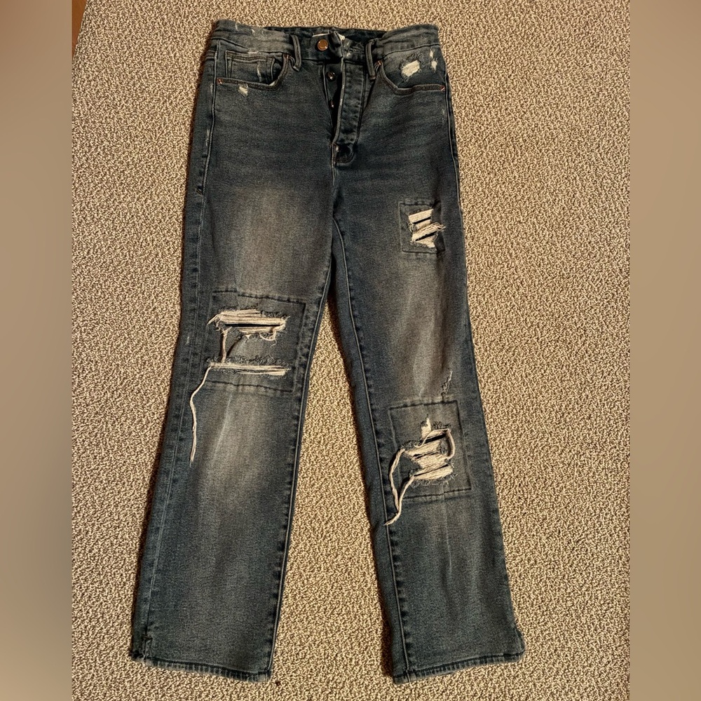 Good American Distressed Jeans